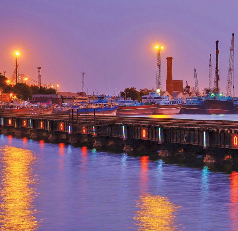 Oil Pier II at Karachi Port
